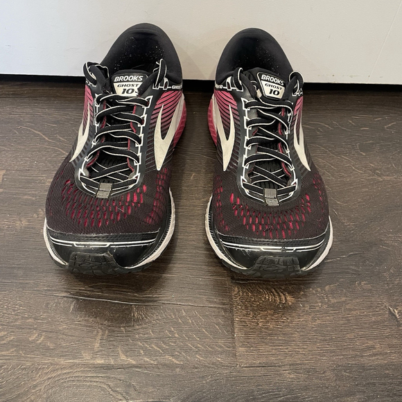 Brooks Ghost 10 Black/Pink 1202461B067 Running Shoes Women's Sneakers Size 9.5 B - Picture 2 of 9